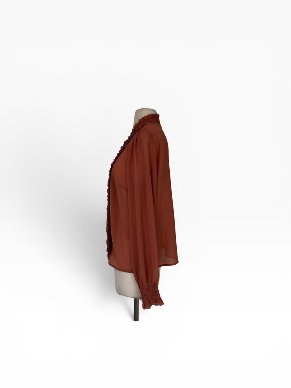 Sezane Ruffled Gasby Blouse - Picture 8 of 14